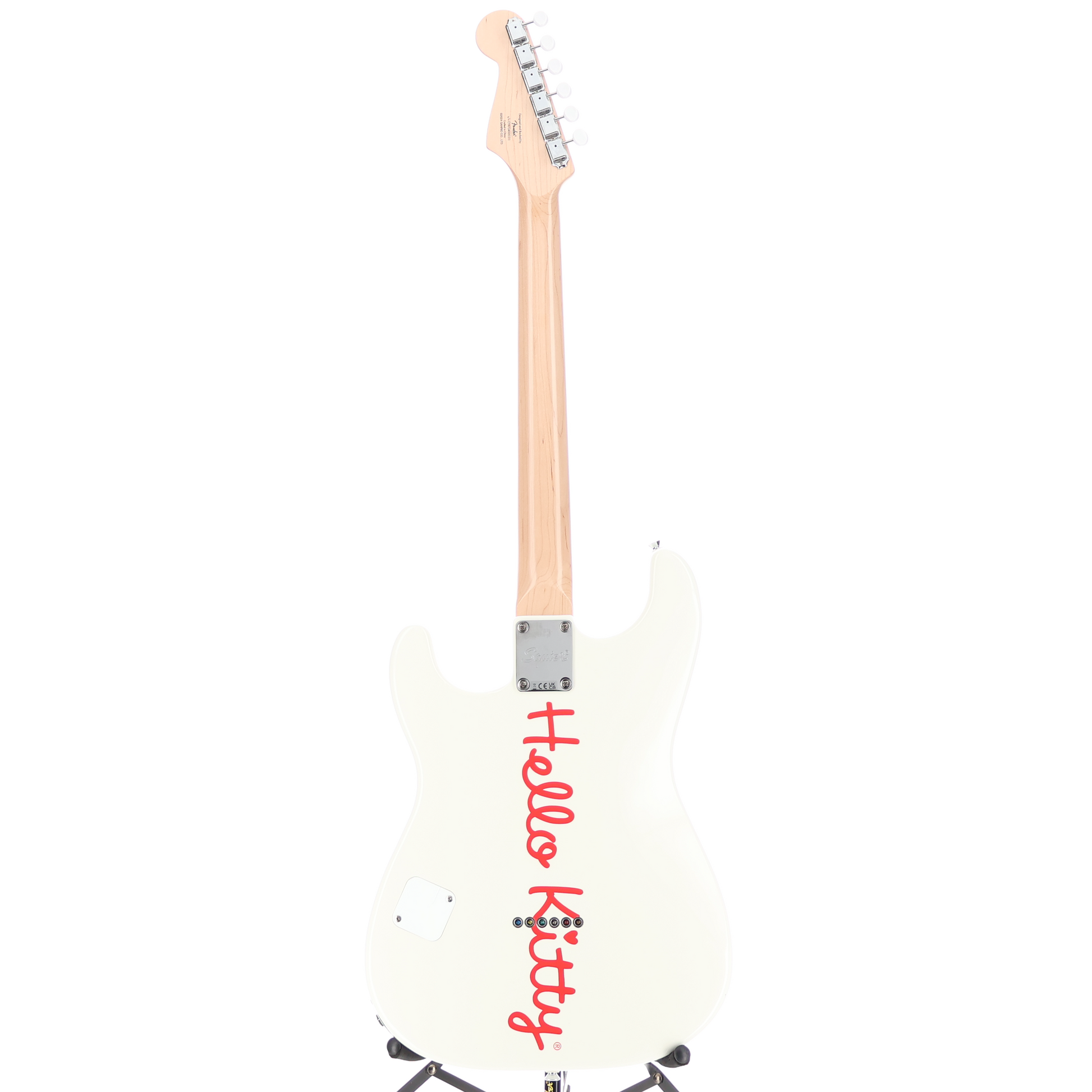 Squier Fender x Hello Kitty White Stratocaster (C6) (00311)