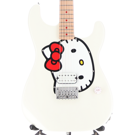 Squier Fender x Hello Kitty White Stratocaster (C6) (00311)
