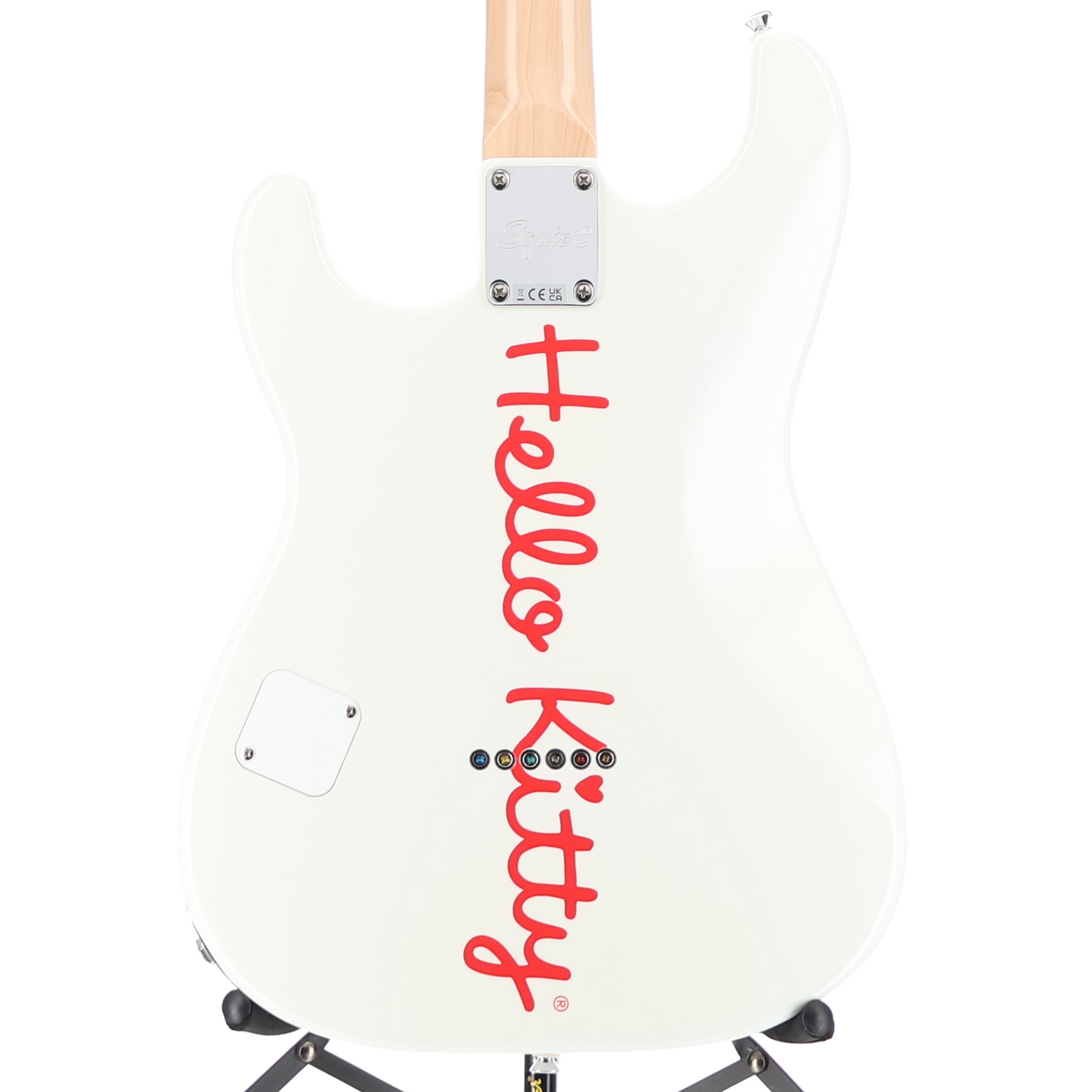 Squier Fender x Hello Kitty White Stratocaster (E9) (02242)