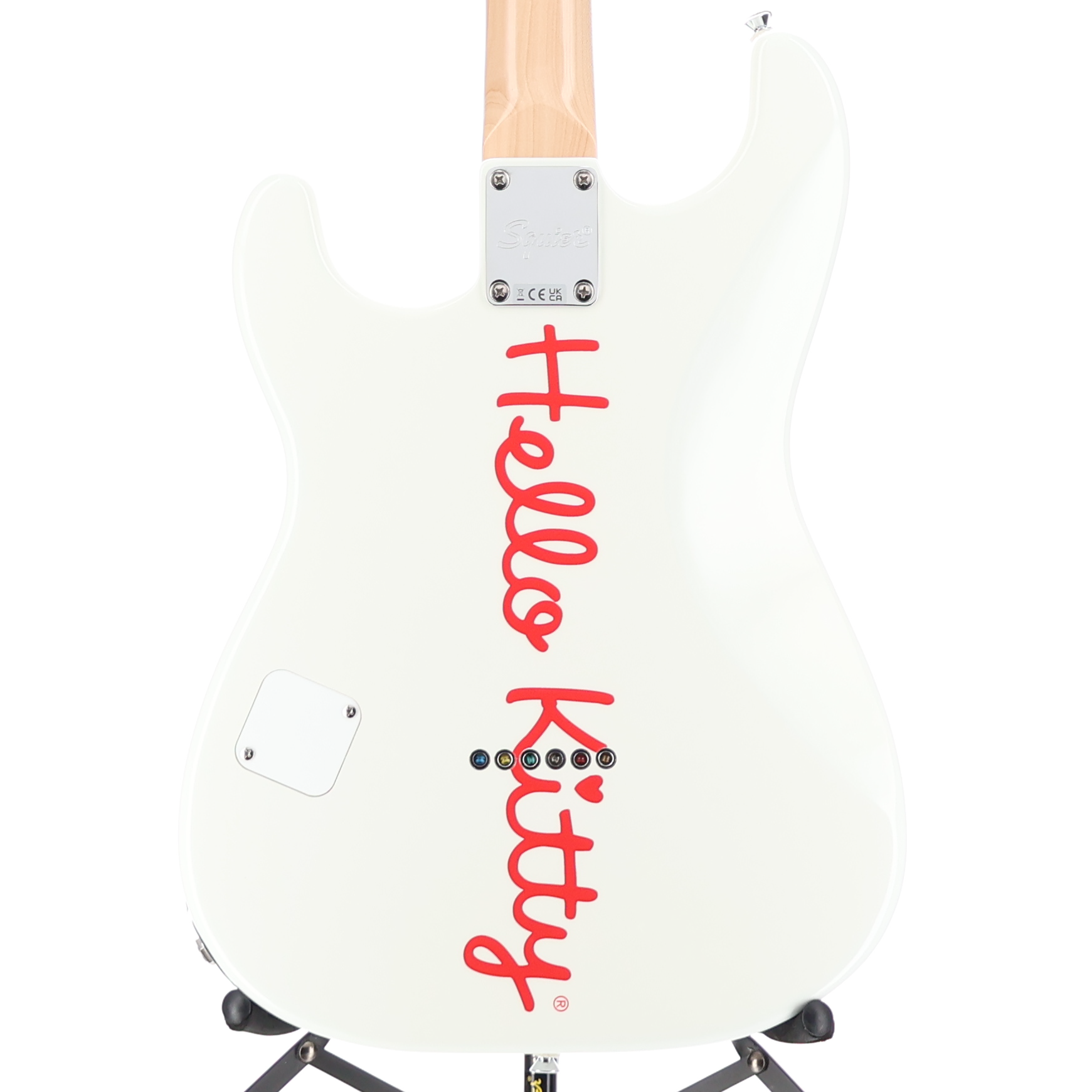 Squier Fender x Hello Kitty White Stratocaster (E9) (02242)