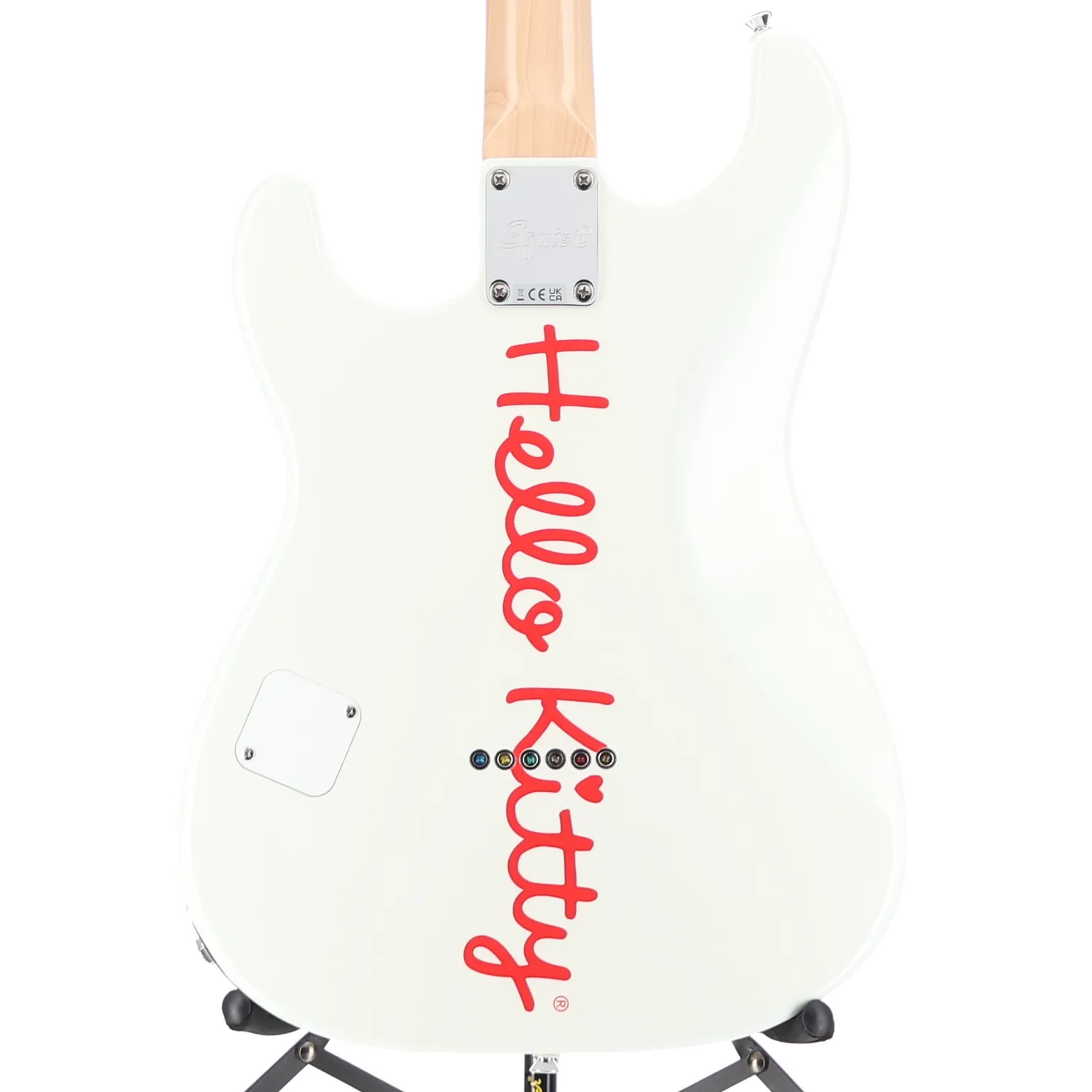 Squier Fender x Hello Kitty White Stratocaster (E9) (02242)
