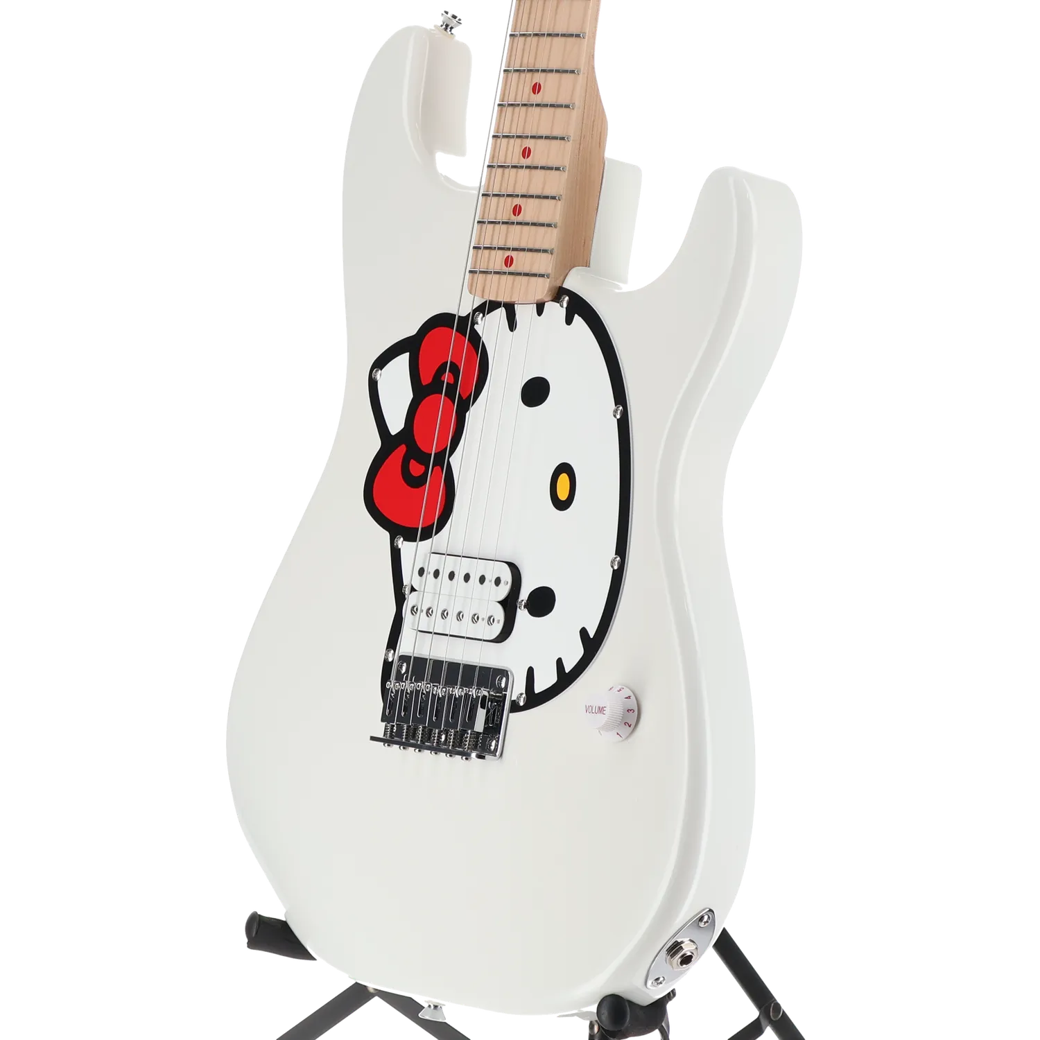Squier Fender x Hello Kitty White Stratocaster (E9) (02242)