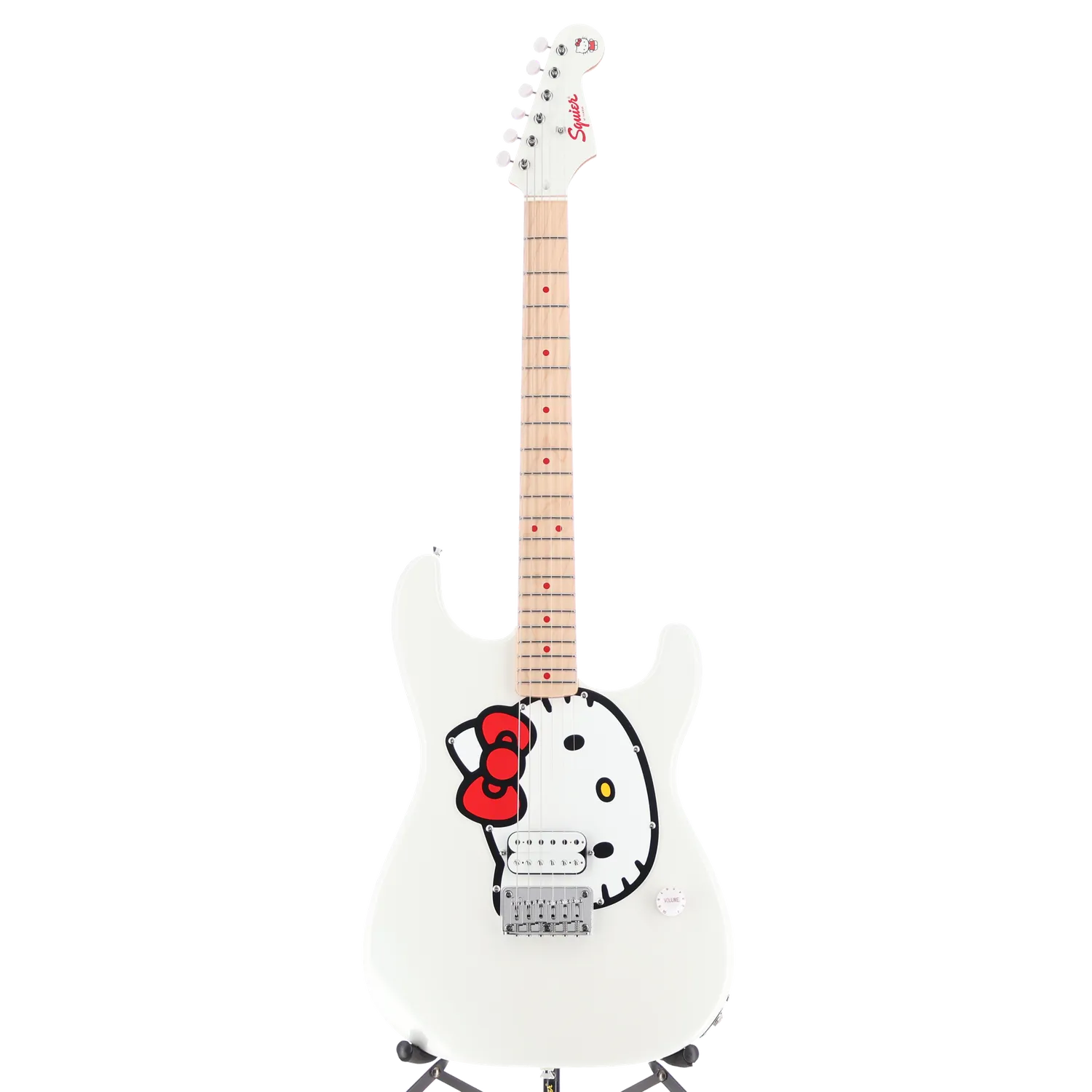 Squier Fender x Hello Kitty White Stratocaster (E9) (02242)