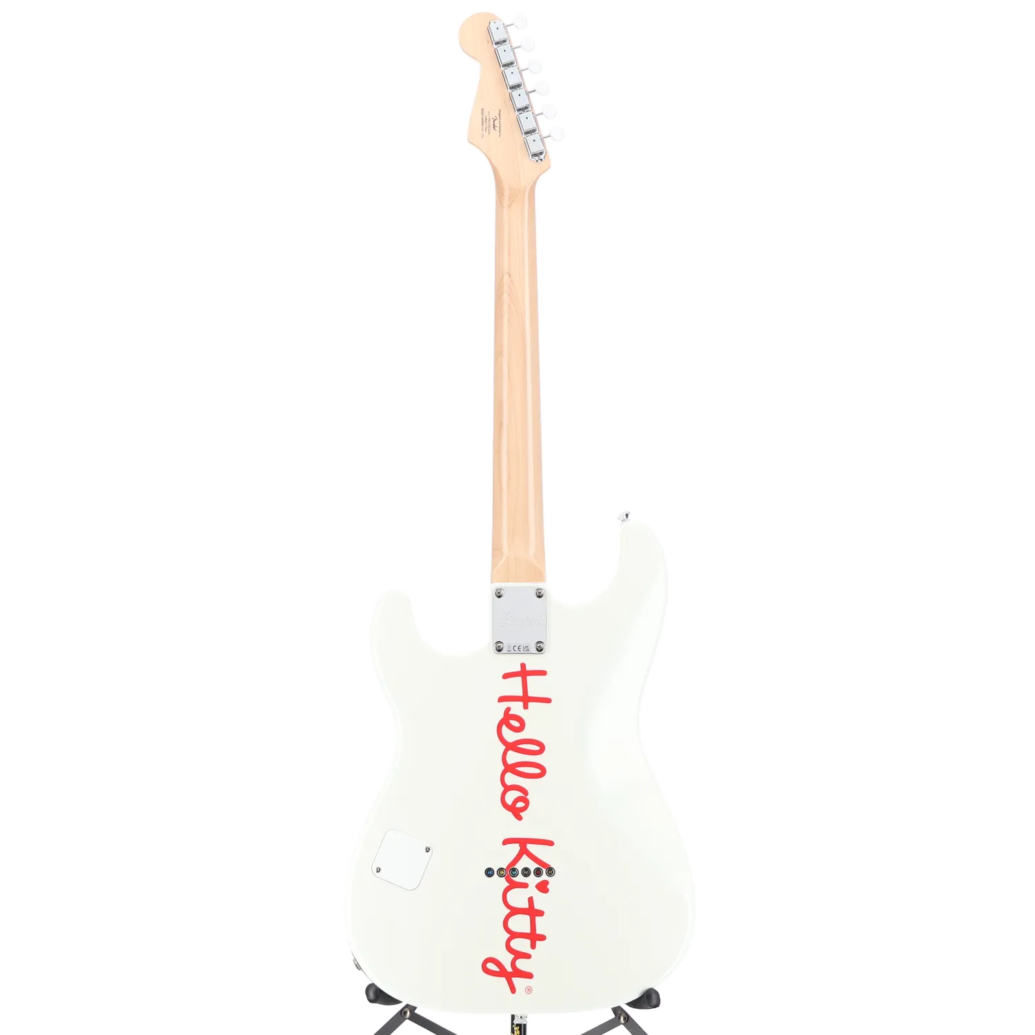 Squier Fender x Hello Kitty White Stratocaster (E9) (02242)