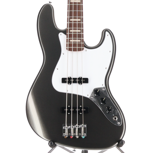 Squier Limited Edition Affinity Series Active Jazz Bass, Charcoal Frost Metallic, Pro Setup (M6) (06650)