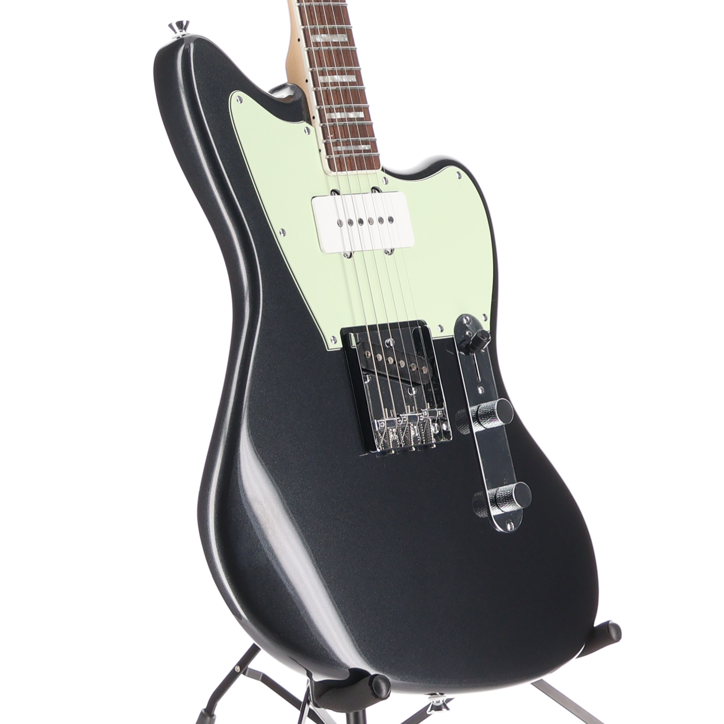Squier Limited Edition Paranormal Offset Telecaster SJ Charcoal Frost Metallic (RP) (06569)