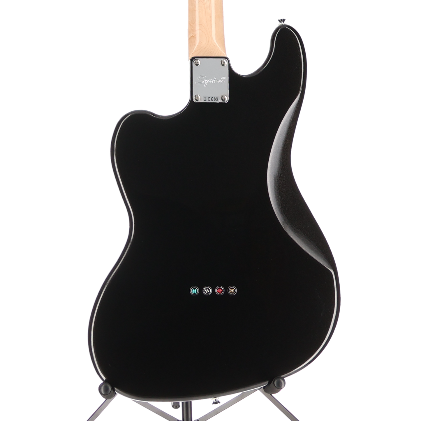 Squier Paranormal Rascal Bass Guitar HH, Laurel Fingerboard Metallic Black (C9) (07421)