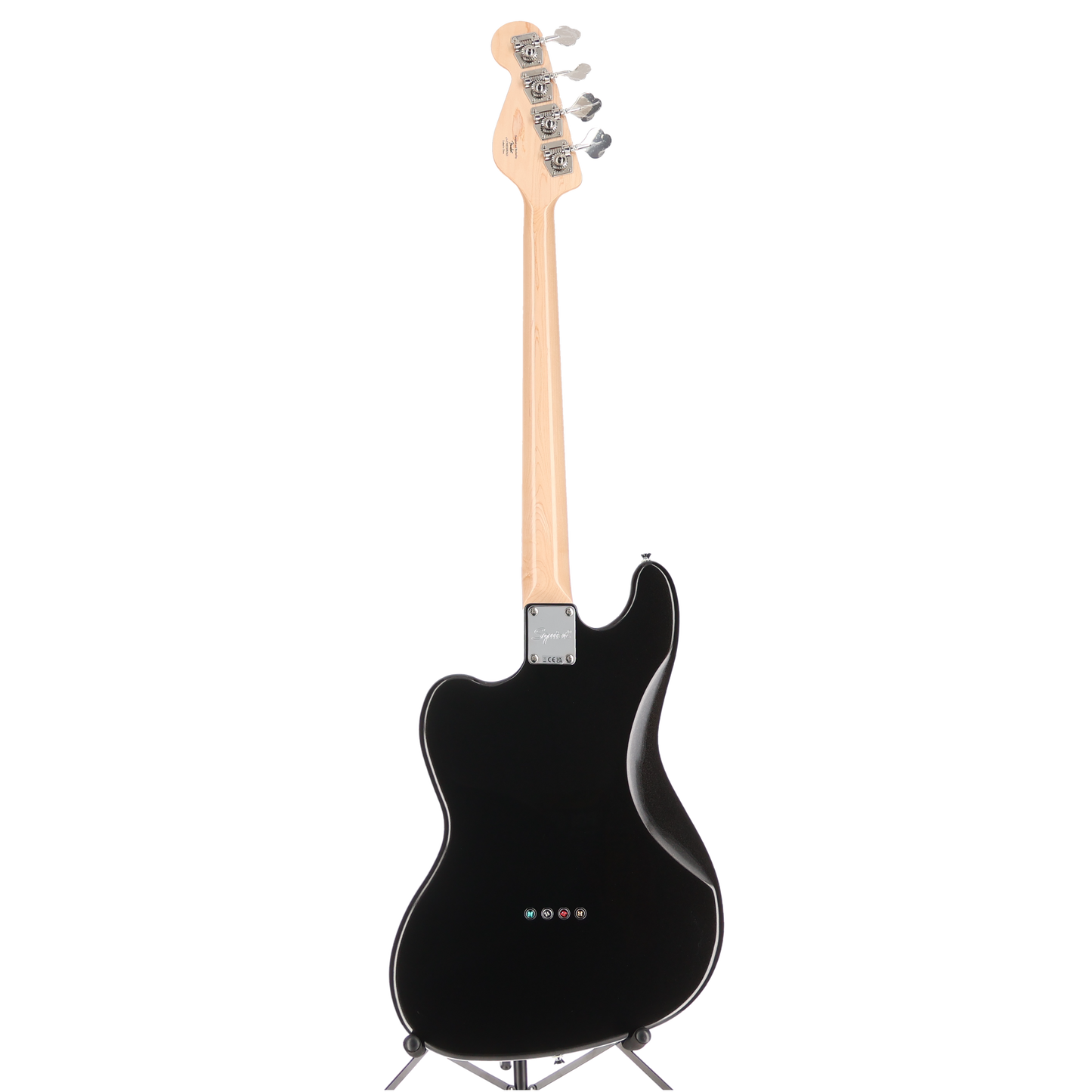 Squier Paranormal Rascal Bass Guitar HH, Laurel Fingerboard Metallic Black (C9) (07421)