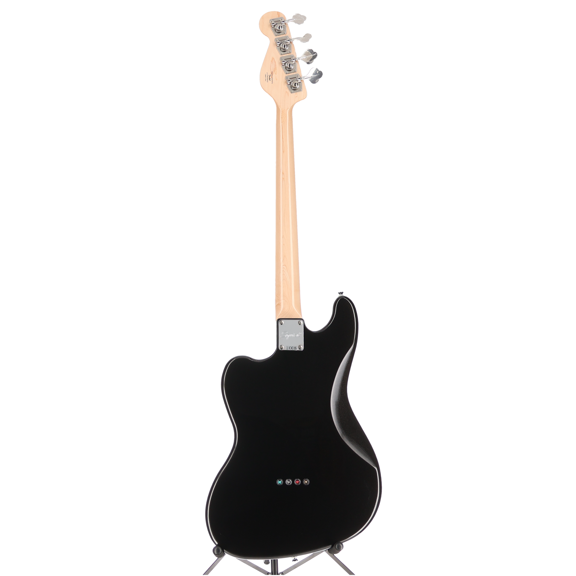 Squier Paranormal Rascal Bass Guitar HH, Laurel Fingerboard Metallic Black (C9) (07421)