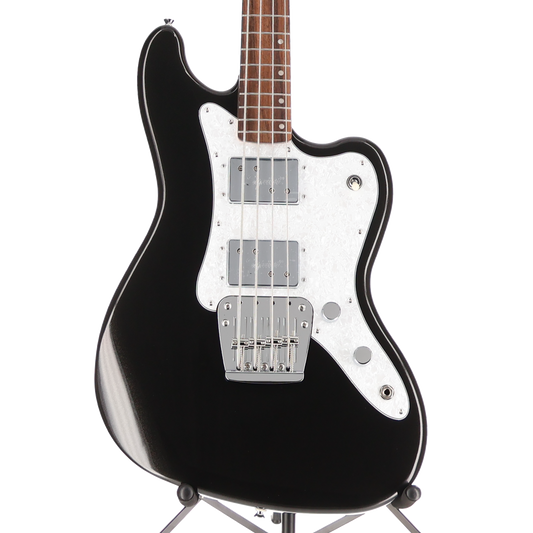 Squier Paranormal Rascal Bass Guitar HH, Laurel Fingerboard Metallic Black (C9) (07421)