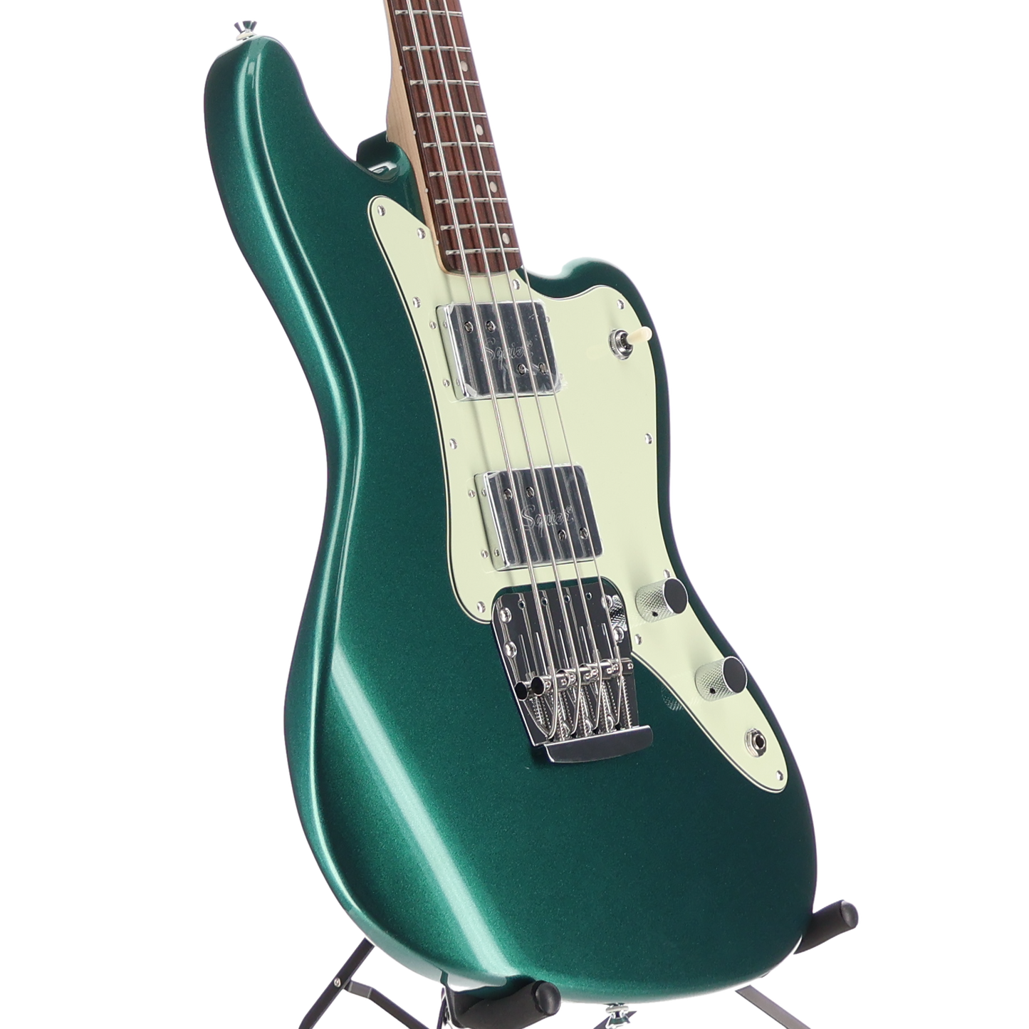 Squier Paranormal Rascal Bass HH, Laurel Fingerboard, Mint Pickguard, Sherwood Green (K4) (04275)