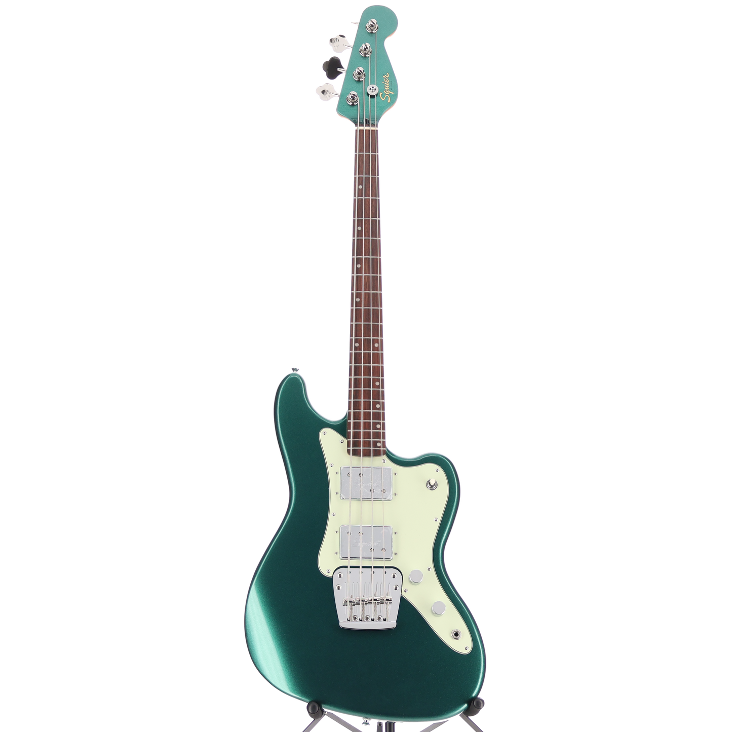 Squier Paranormal Rascal Bass HH, Laurel Fingerboard, Mint Pickguard, Sherwood Green (K4) (04275)