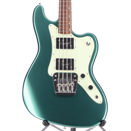 Squier Paranormal Rascal Bass HH, Laurel Fingerboard, Mint Pickguard, Sherwood Green (SR) (13298)