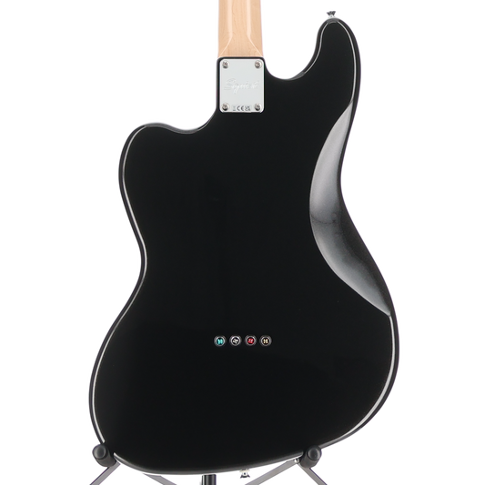 Squier Paranormal Rascal Bass HH, Laurel Fingerboard, White Pearloid Pickguard, Metallic Black (R2) (07467)