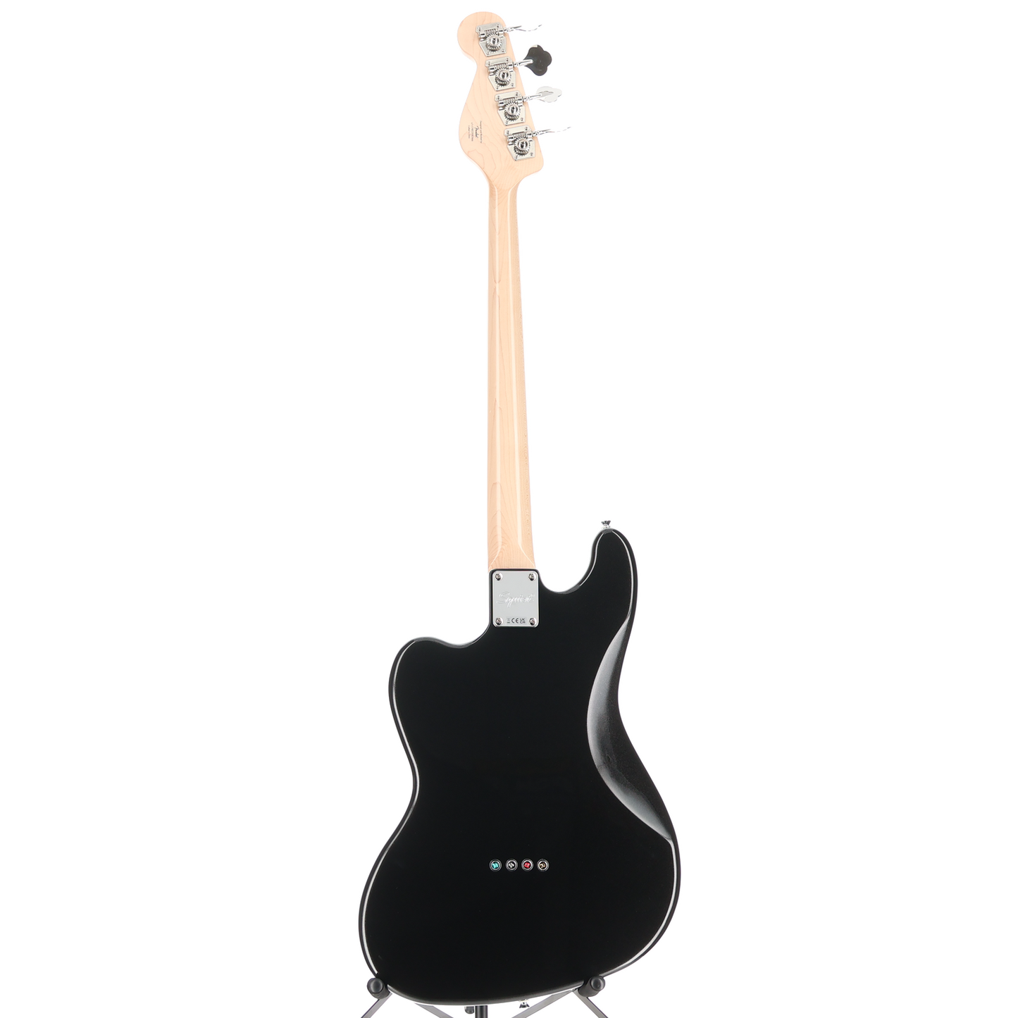 Squier Paranormal Rascal Bass HH, Laurel Fingerboard, White Pearloid Pickguard, Metallic Black (S11) (07466)