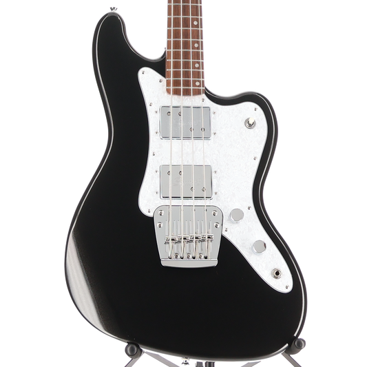 Squier Paranormal Rascal Bass HH, Laurel Fingerboard, White Pearloid Pickguard, Metallic Black (S11) (07466)
