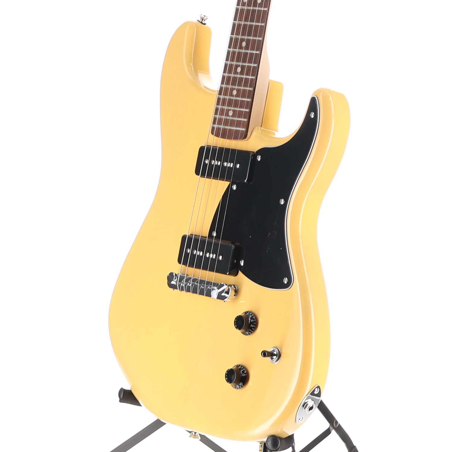 Squier Paranormal Strat-O-Sonic, Laurel Fingerboard, Black Pickguard, Vintage Blonde (RP) (35507)