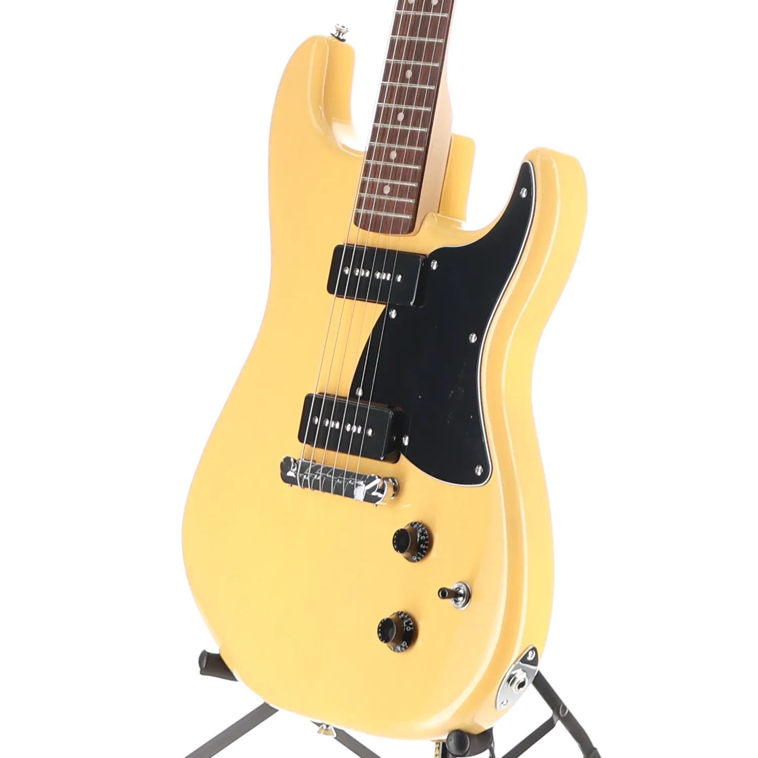 Squier Paranormal Strat-O-Sonic, Laurel Fingerboard, Black Pickguard, Vintage Blonde (RP) (35507)
