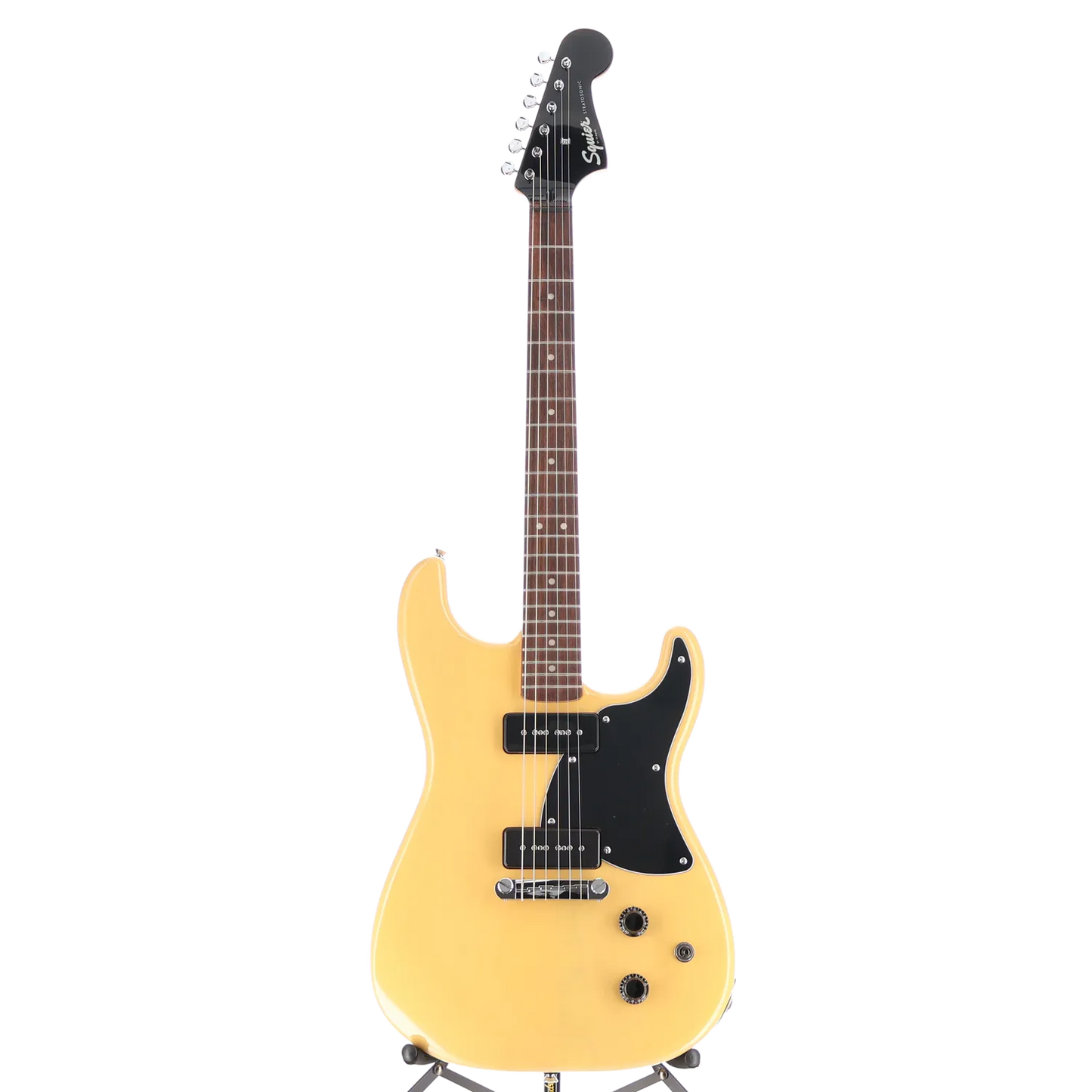 Squier Paranormal Strat-O-Sonic, Laurel Fingerboard, Black Pickguard, Vintage Blonde (RP) (35507)
