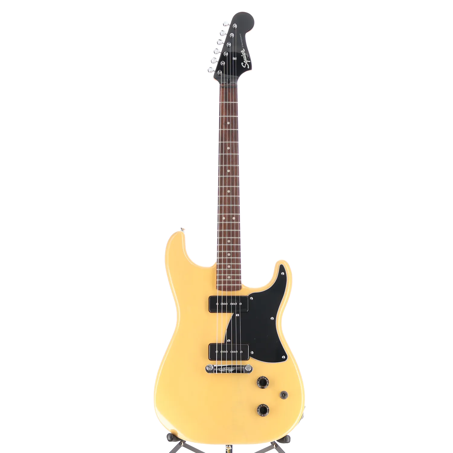 Squier Paranormal Strat-O-Sonic, Laurel Fingerboard, Black Pickguard, Vintage Blonde (RP) (35507)