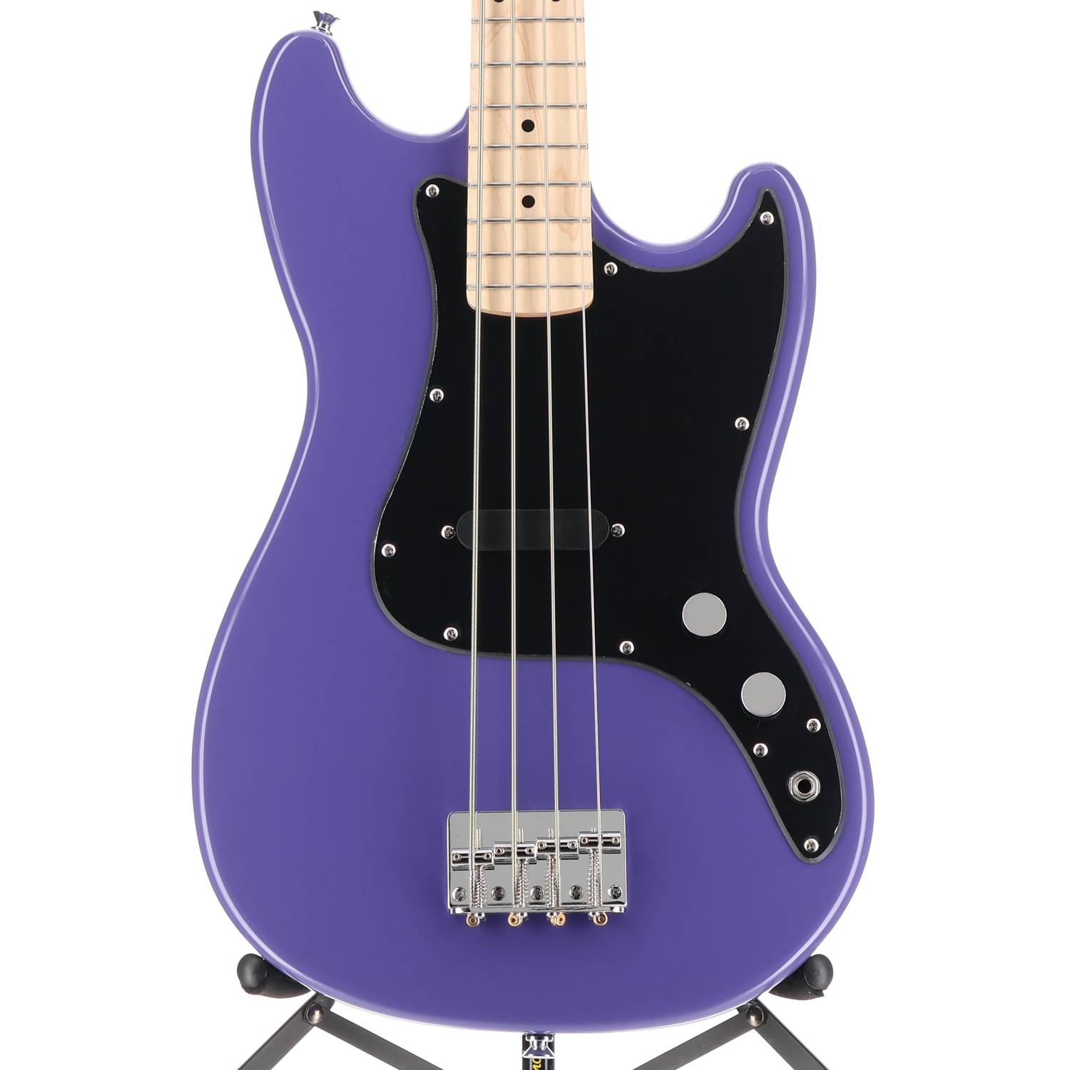 Squier Sonic Bronco Bass, Maple Fingerboard, Black Pickguard