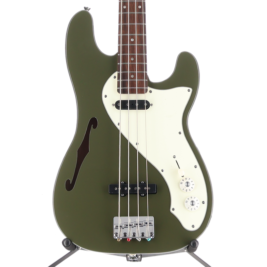 Squier Squier Paranormal Precision Bass Thinline SJ, Olive (BB11) (02342)