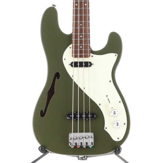 Squier Squier Paranormal Precision Bass Thinline SJ, Olive (Z4) (02339)