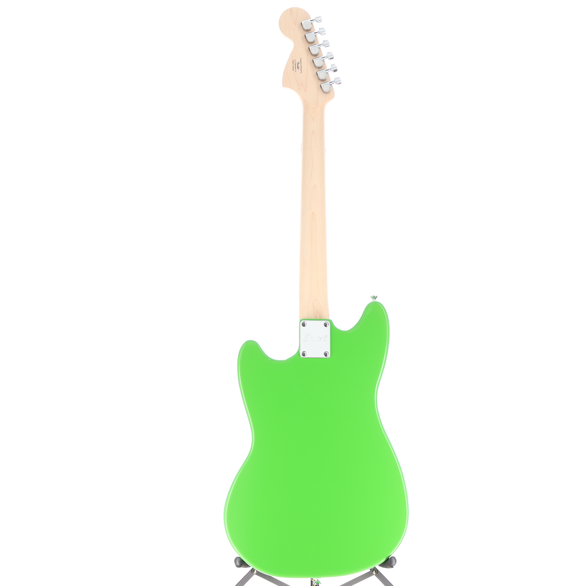 Squier Squier Sonic Mustang, Lime Green, White Pickguard, Professional Setup (RP) (50535)
