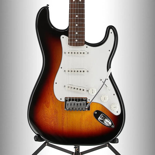 Standard Stratocaster, Laurel Fingerboard, White Pickguard, 3-Color Sunburst (SR) (09452)