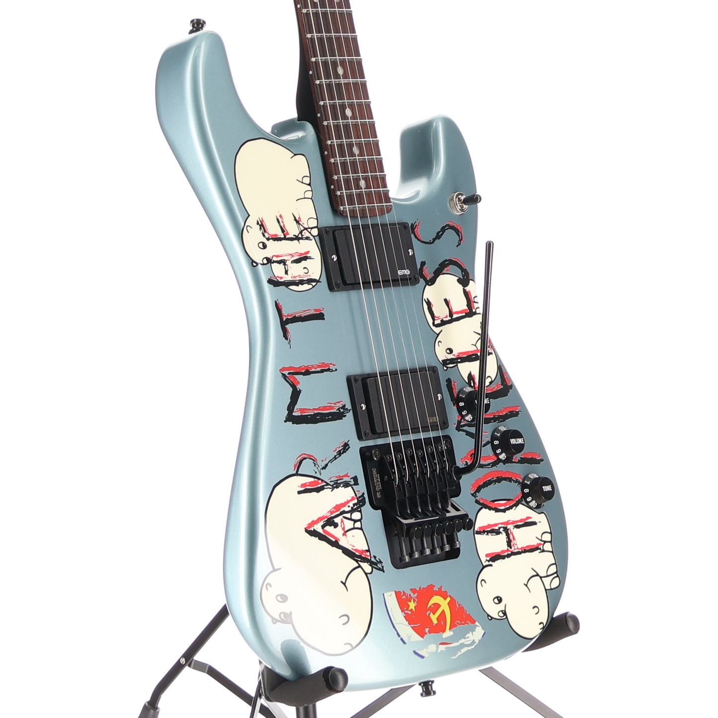Fender Tom Morello "Arm The Homeless", Rosewood Fingerboard, Blue Ice Metallic (F8) (00098)