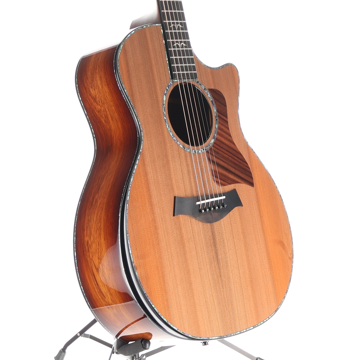 Taylor Custom GA - Sinker Redwood Top , Honduran Rosewood B&S Shaded Edgeburst (RC4) (96040)