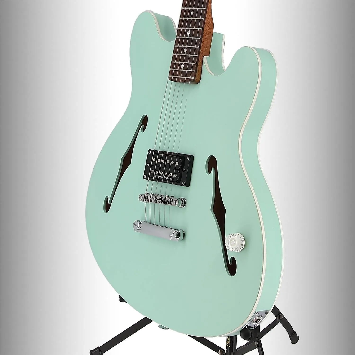 Tom DeLonge Starcaster, Rosewood Fingerboard, Chrome Hardware, Satin Surf Green (SR) (02128)