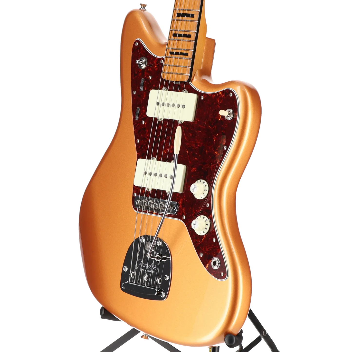 Troy Van Leeuwen Jazzmaster, Bound Maple Fingerboard, Copper Age (BB9) (22697)