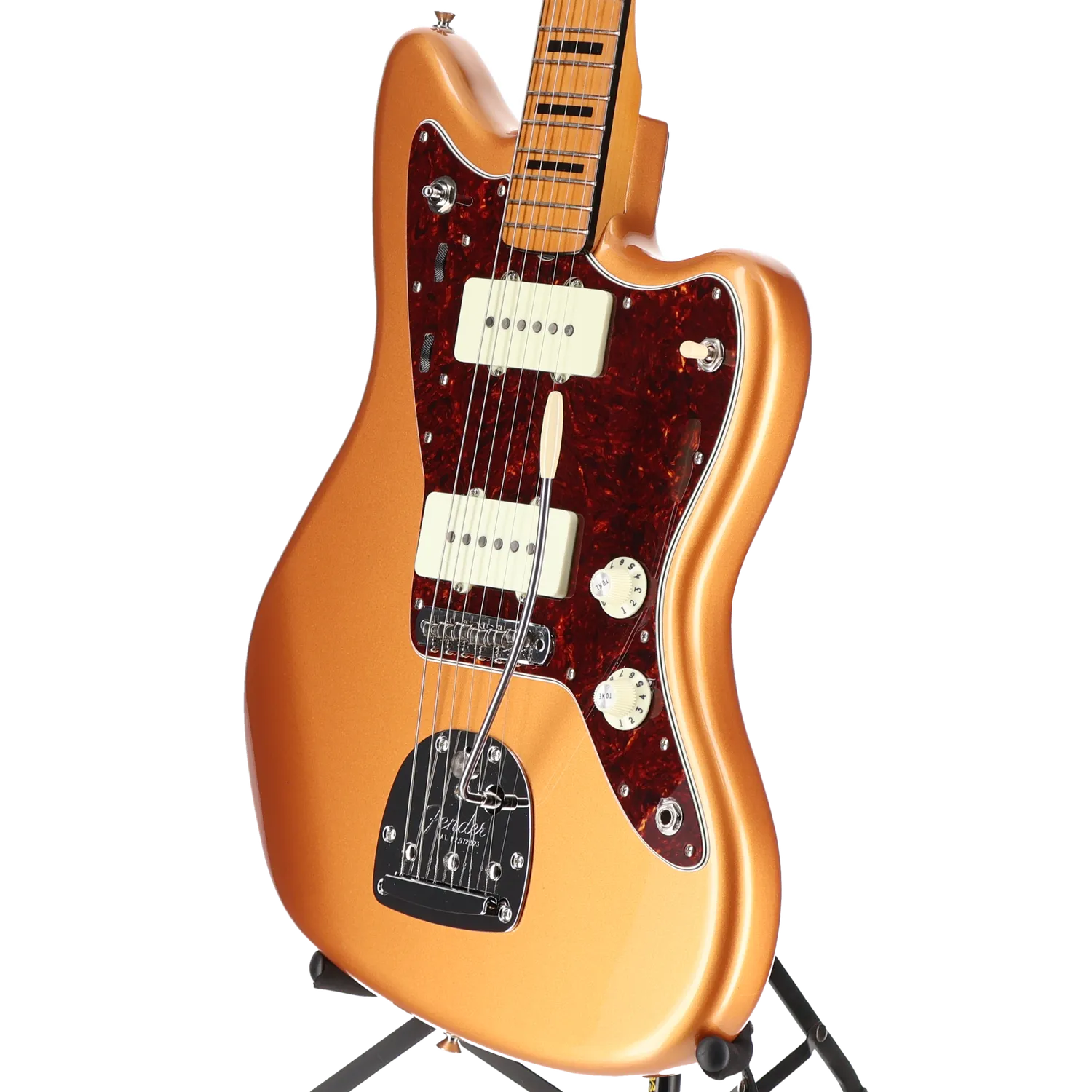 Troy Van Leeuwen Jazzmaster, Bound Maple Fingerboard, Copper Age (BB9) (22697)