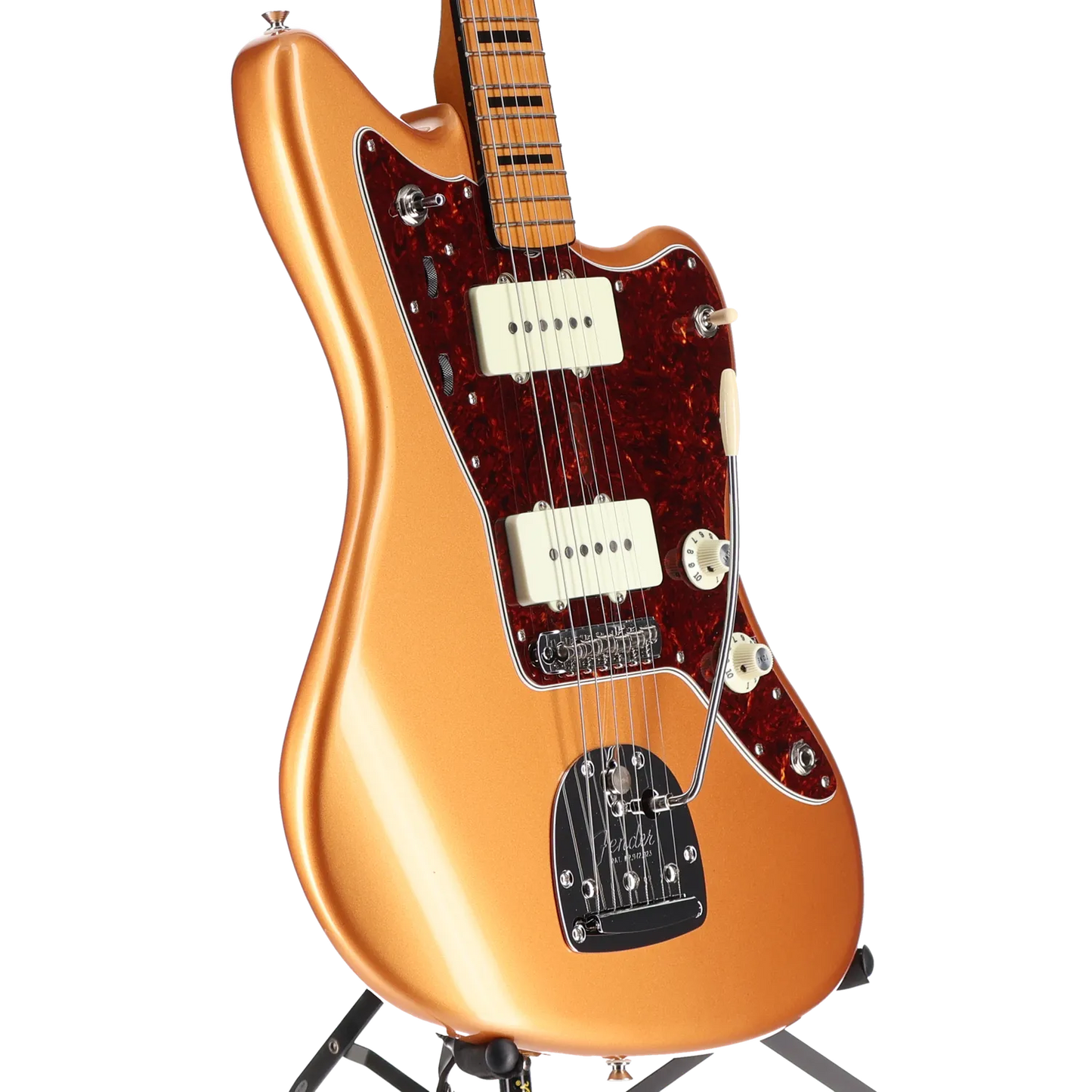 Troy Van Leeuwen Jazzmaster, Bound Maple Fingerboard, Copper Age (BB9) (22697)