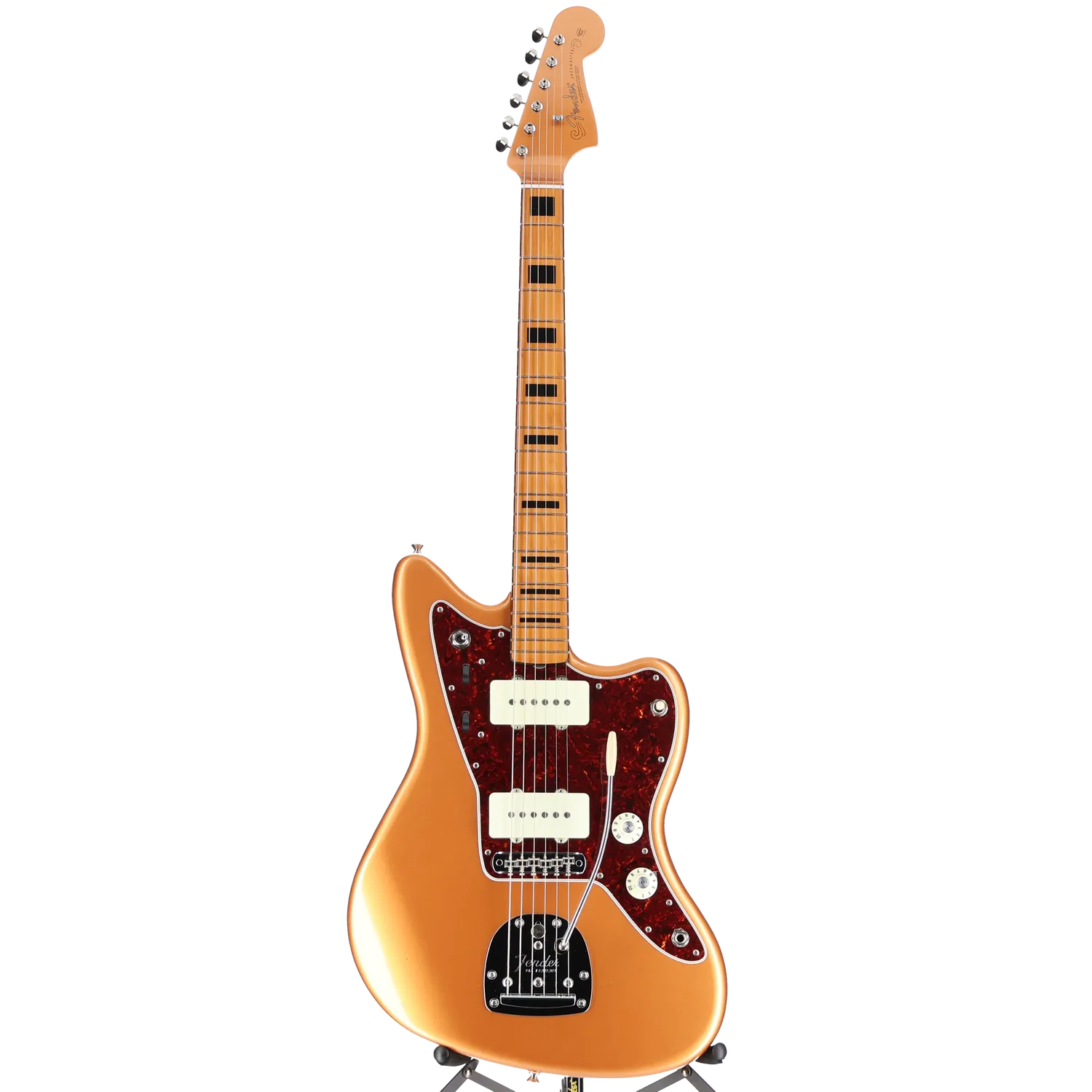 Troy Van Leeuwen Jazzmaster, Bound Maple Fingerboard, Copper Age (BB9) (22697)