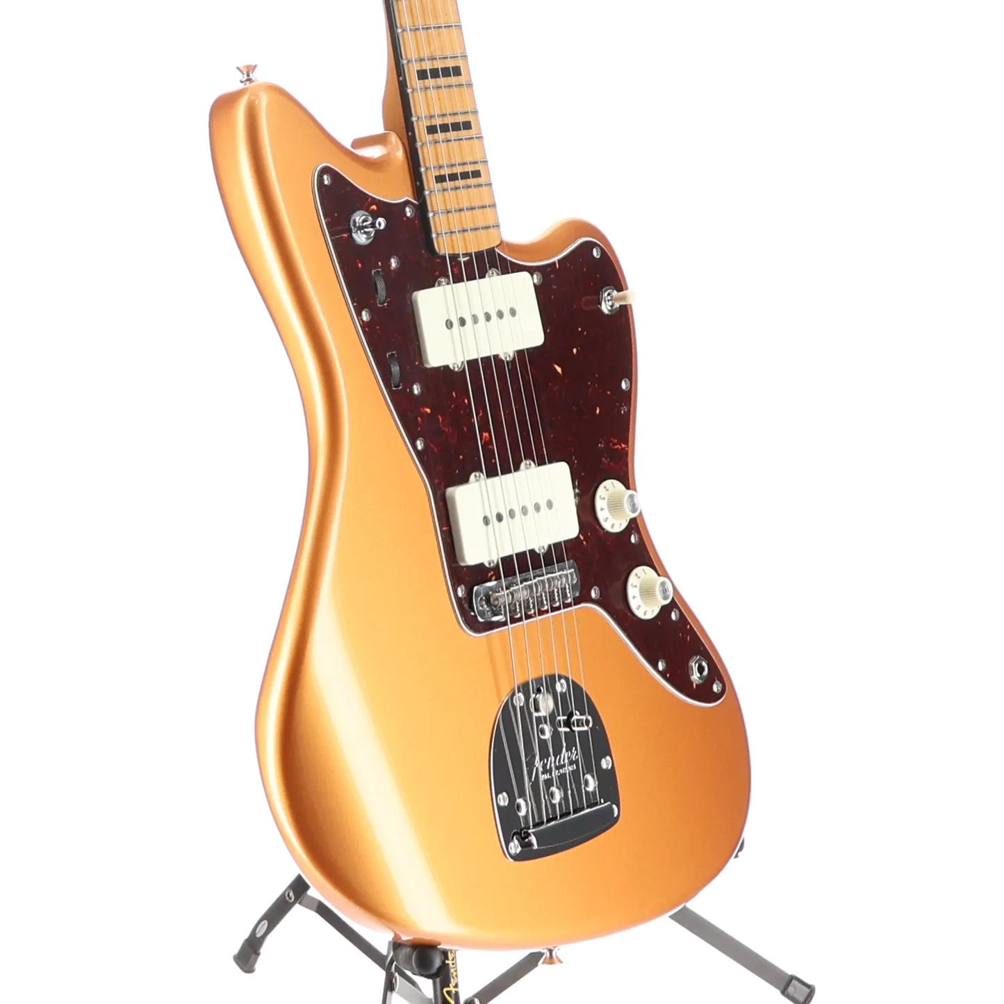 Troy Van Leeuwen Jazzmaster, Bound Maple Fingerboard, Copper Age (RC4) (48839)