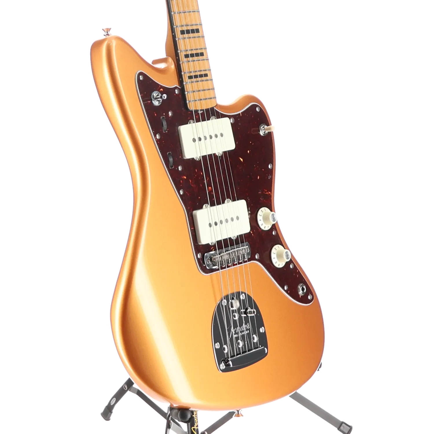 Troy Van Leeuwen Jazzmaster, Bound Maple Fingerboard, Copper Age (RC4) (48839)