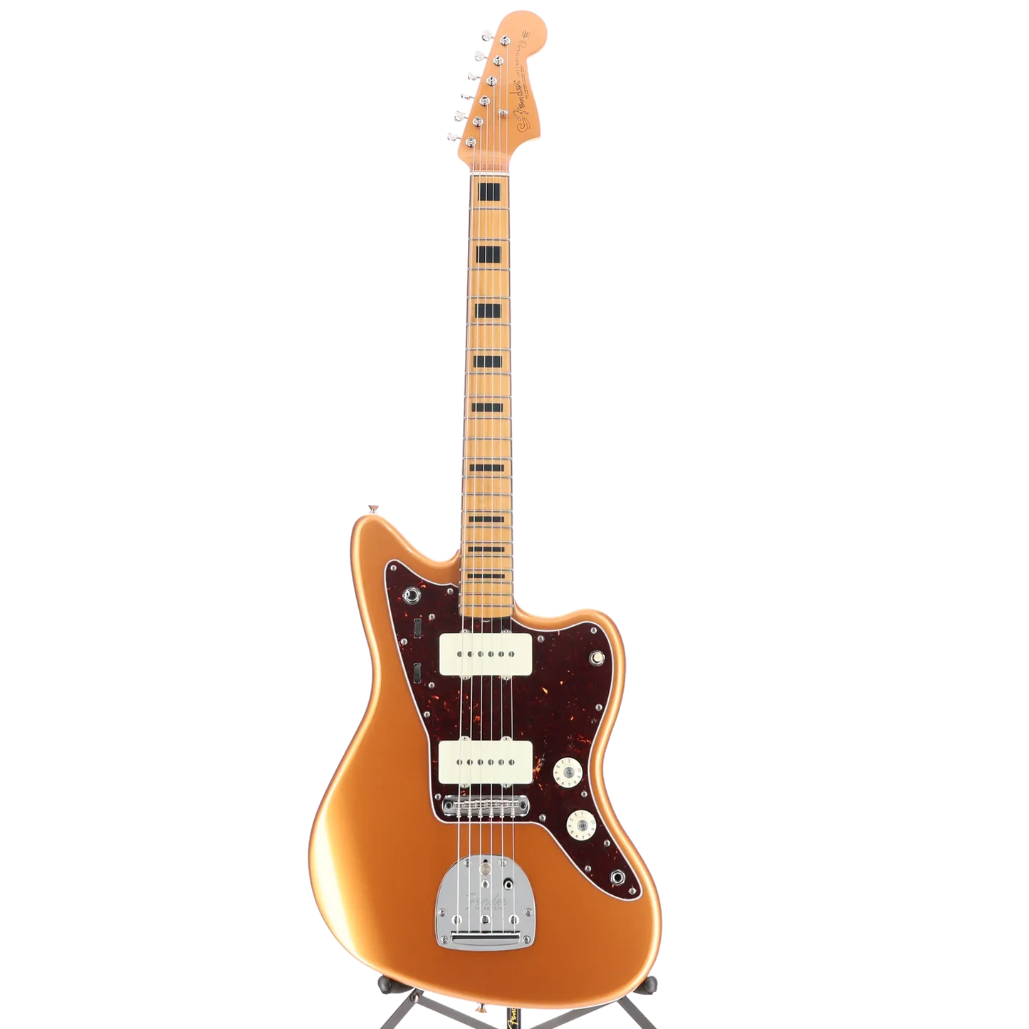 Troy Van Leeuwen Jazzmaster, Bound Maple Fingerboard, Copper Age (RC4) (48839)