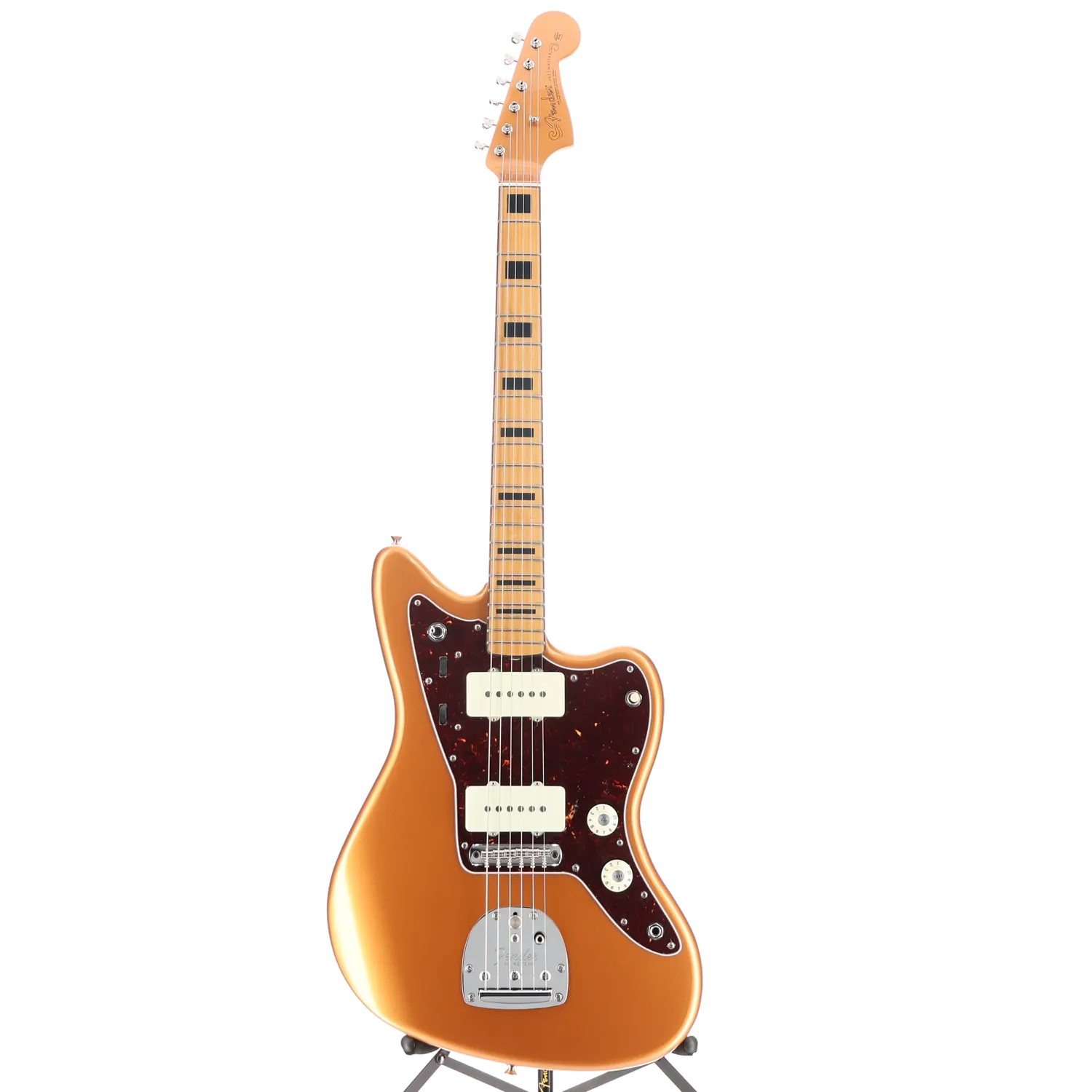 Troy Van Leeuwen Jazzmaster, Bound Maple Fingerboard, Copper Age (RC4) (48839)