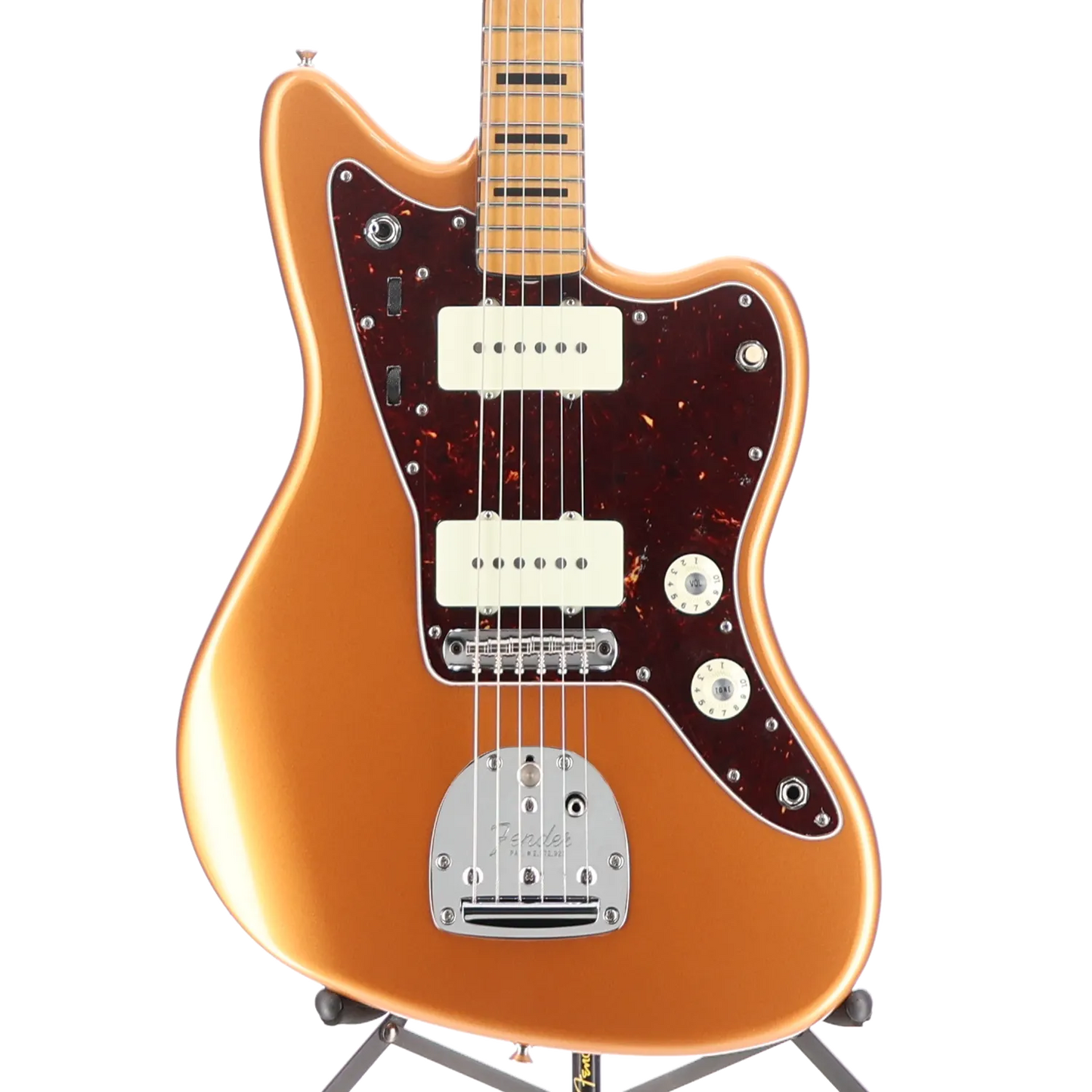 Troy Van Leeuwen Jazzmaster, Bound Maple Fingerboard, Copper Age (RC4) (48839)