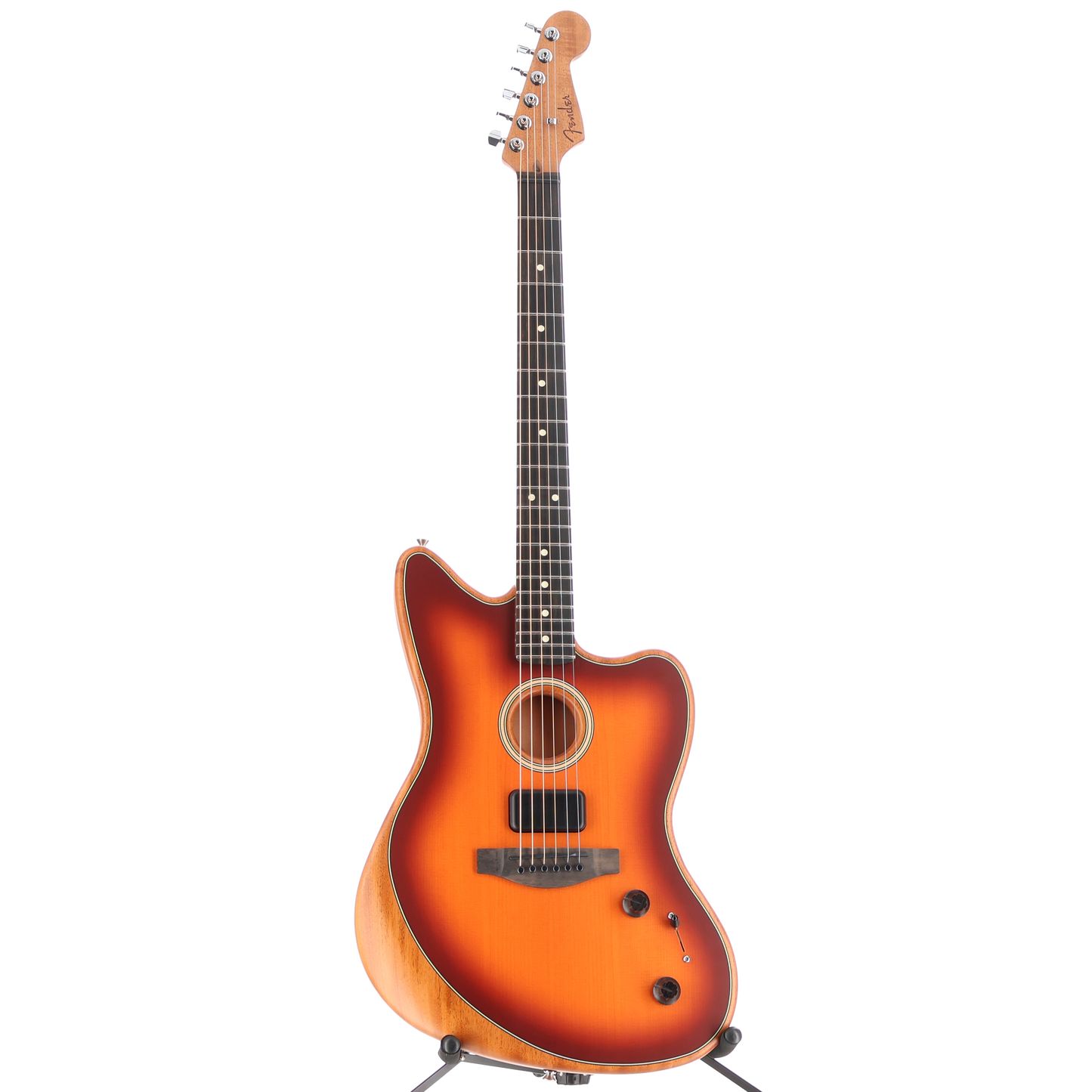 Fender American Acoustasonic Jazzmaster, Tobacco Sunburst, Ebony Fingerboard (Q3) (6298A)