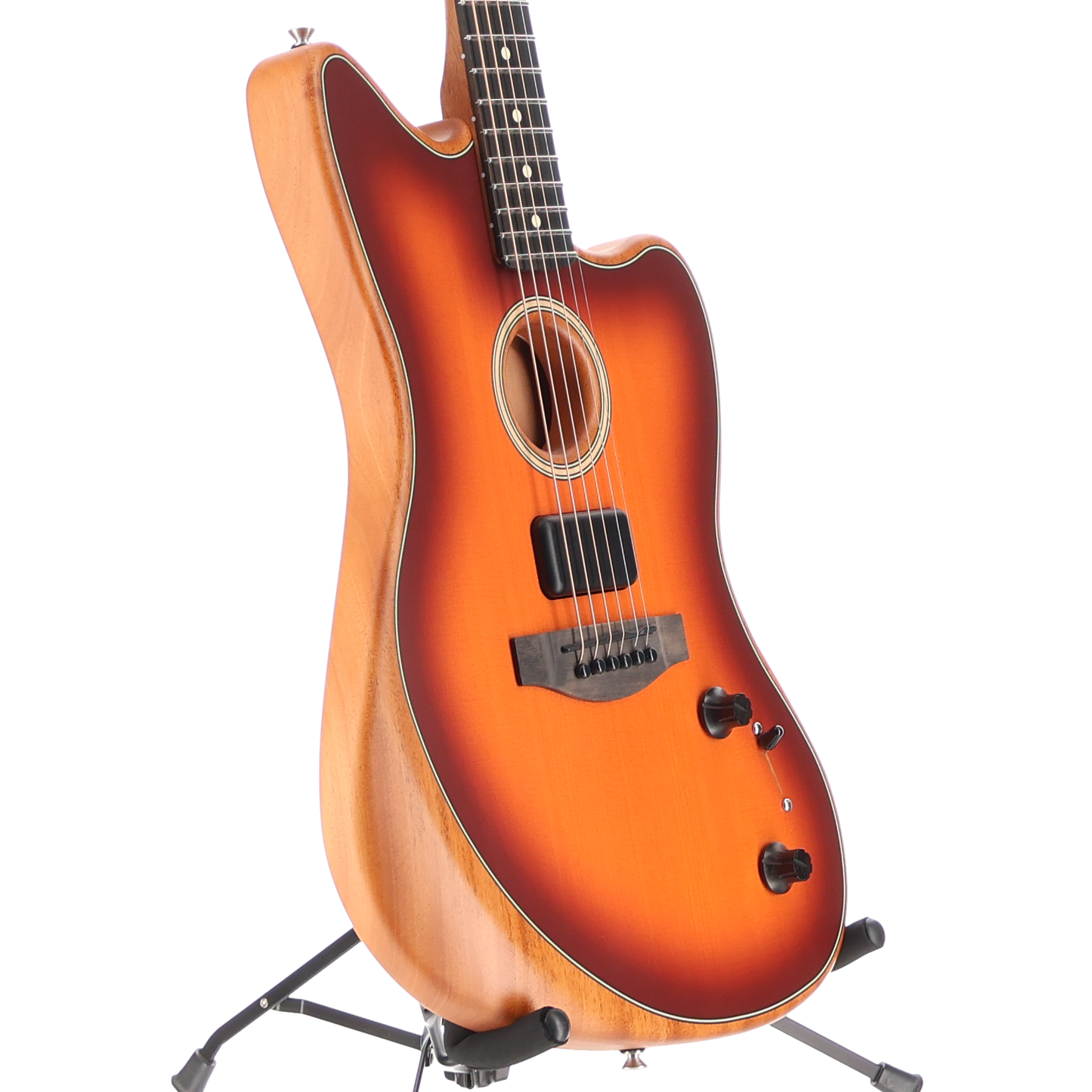 Fender American Acoustasonic Jazzmaster, Tobacco Sunburst, Ebony Fingerboard (Q3) (6298A)