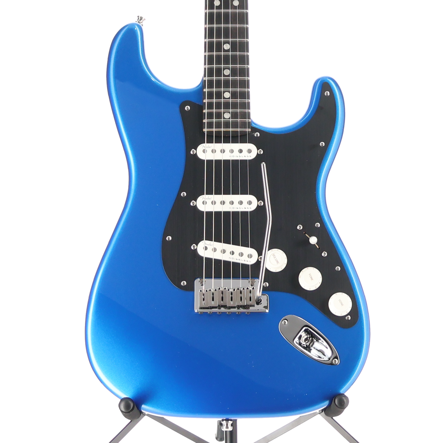 Fender American Ultra II Stratocaster Electric Guitar Ebony Fingerboard Noble Blue (F8) (24062)