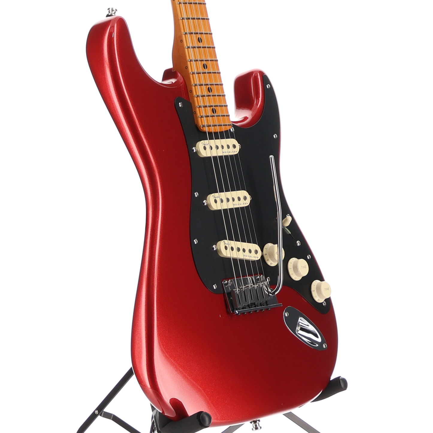 Fender American Ultra II Stratocaster, Maple Fingerboard, Sinister Red (Q7) (26906)