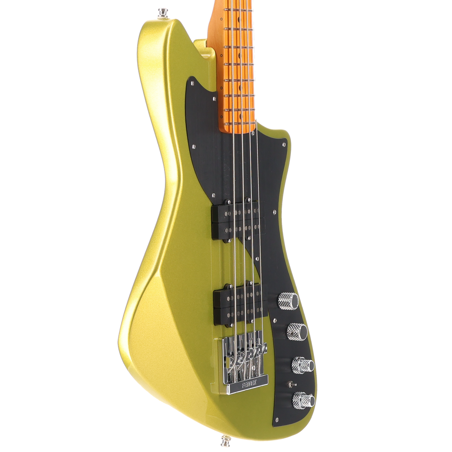 Fender American Ultra II Meteora Bass, Maple Fingerboard, Solar Flare (09052)