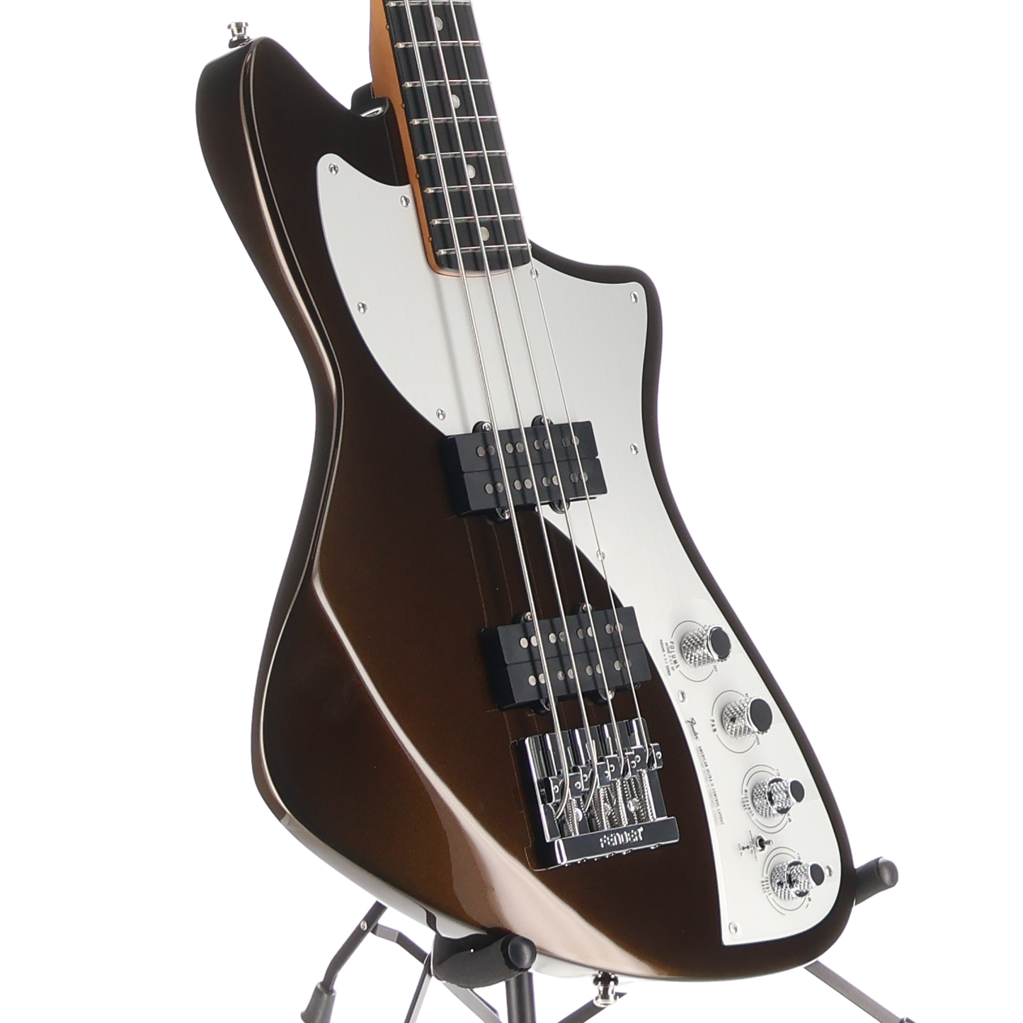 Fender American Ultra II Meteora Bass, Ebony Fingerboard, Texas Tea (G12)(386165) (38616)