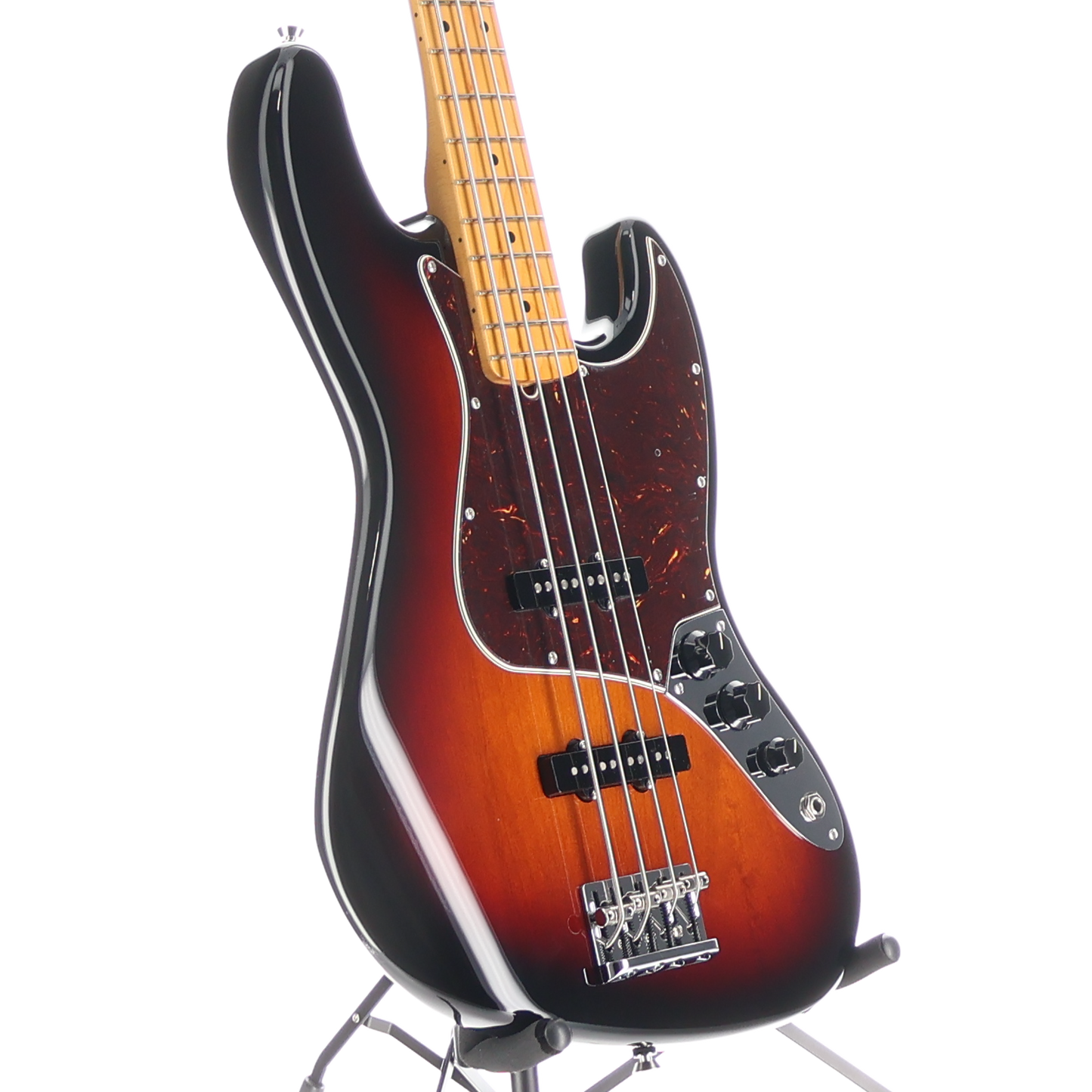 Fender American Professional II Jazz Bass, Maple Fingerboard, 3-Color Sunburst (D8) (50688)