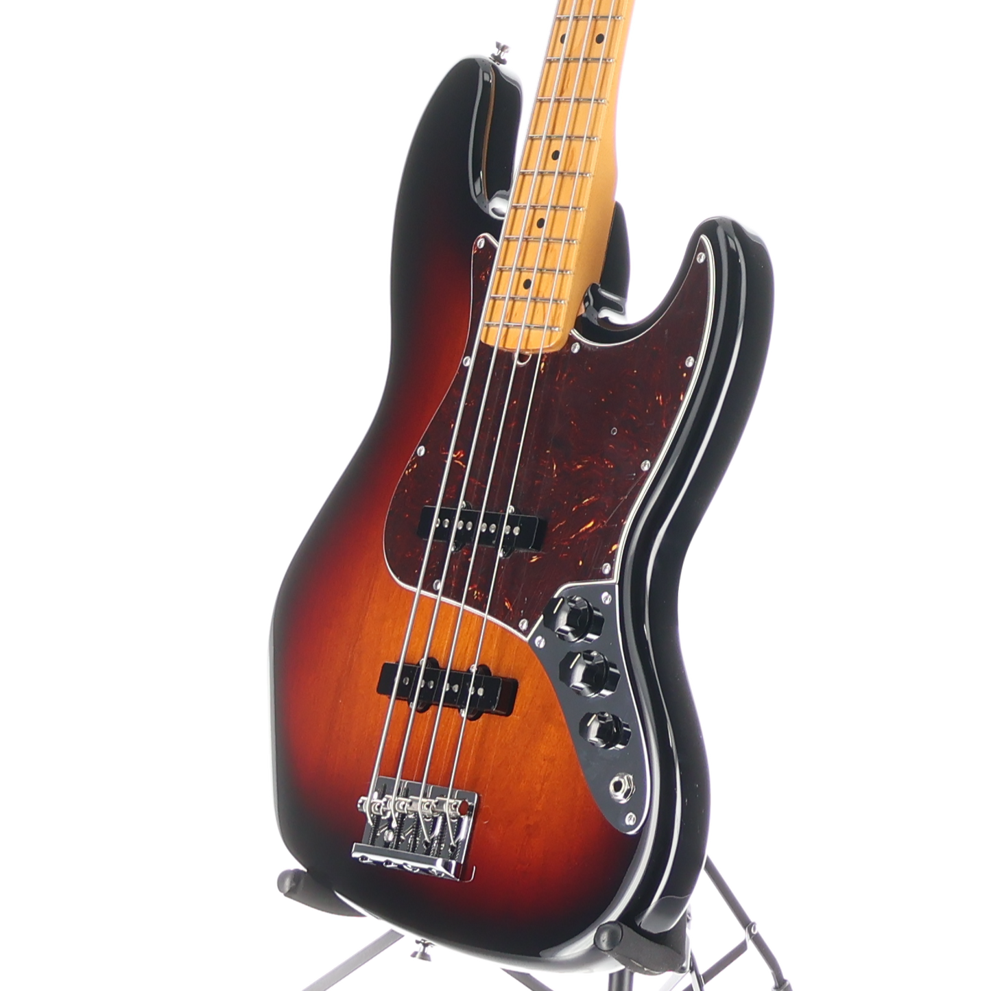 Fender American Professional II Jazz Bass, Maple Fingerboard, 3-Color Sunburst (D8) (50688)