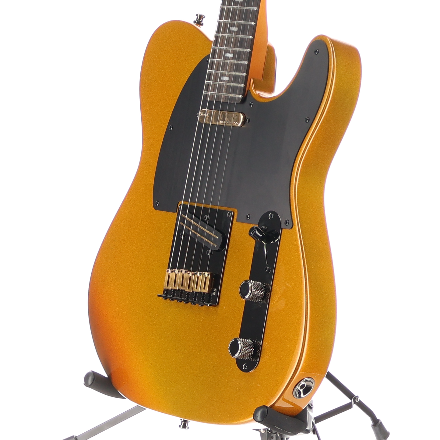 Fender 75th Anniversary American Ultra II Telecaster, Ebony Fingerboard, Liquid Gold (01971)
